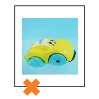 Badspeelgoed auto blauw